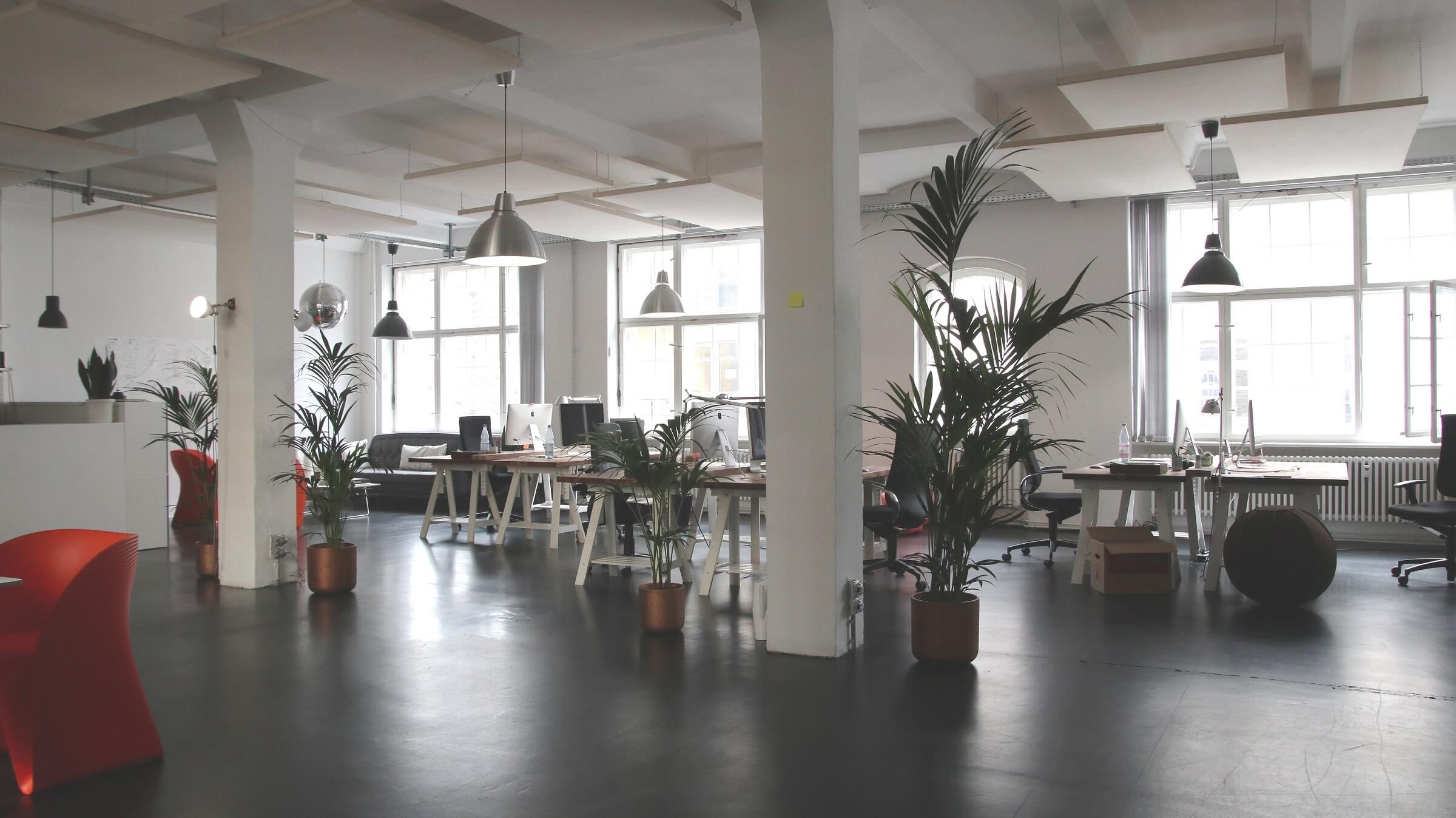 Bureaux propres et modernes